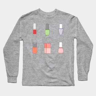 Nail Polish Long Sleeve T-Shirt